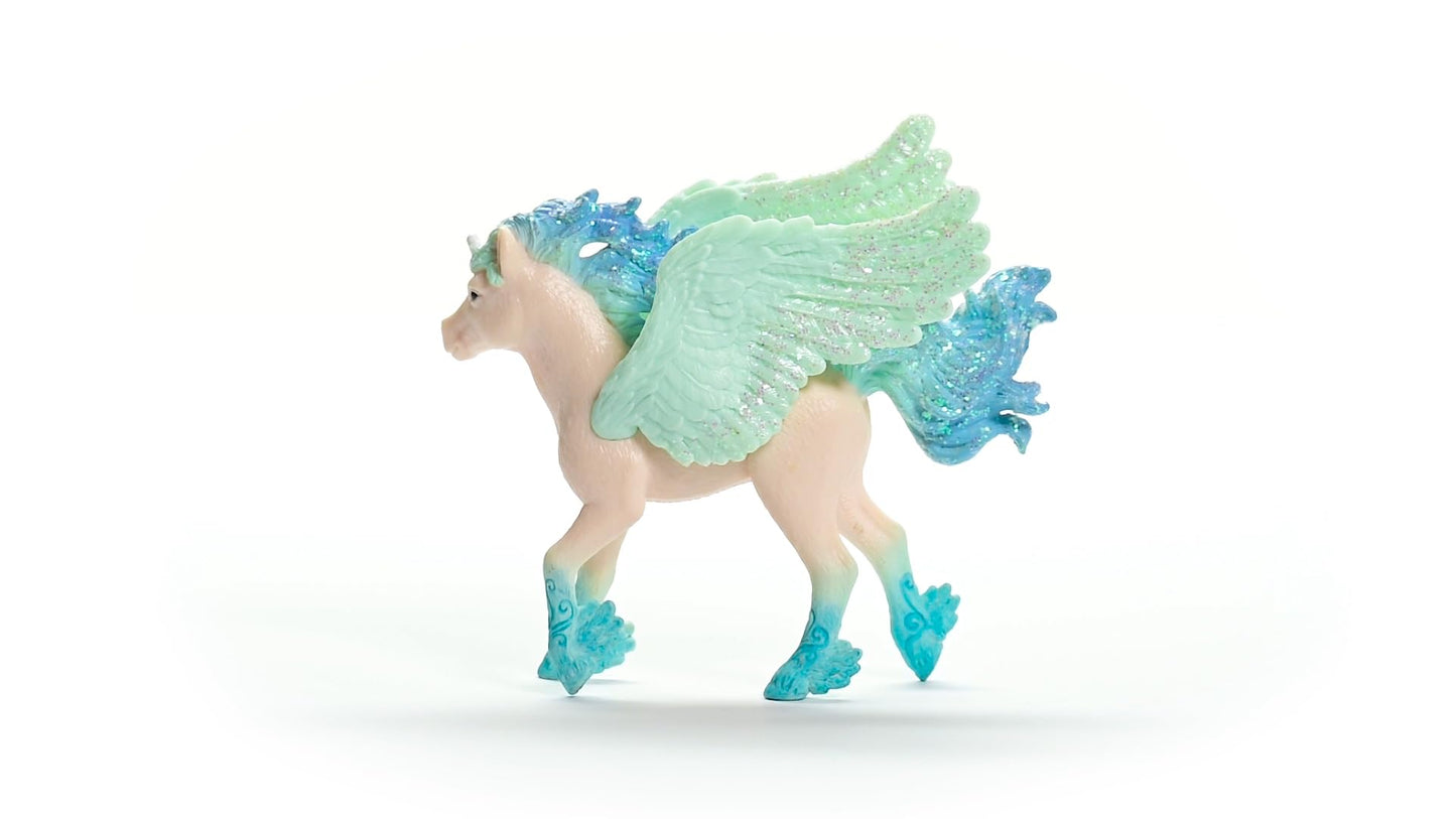 Schleich 70824 Figurina Pui Unicorn Stormy, BAYALA, 5+ ani
