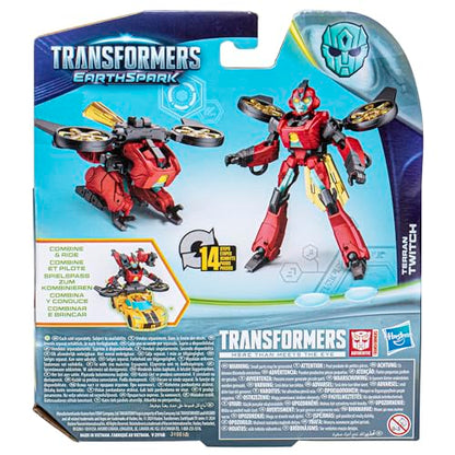 Transformers EarthSpark Warrior-Klasse Terran Twitch Figurină de Acțiune