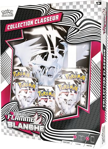 Pokémon TCG Album Scarlet & Violet Flacăra Albă, 5 booster