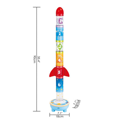 Hape Stație de Zbor cu Rachete, Colorată
