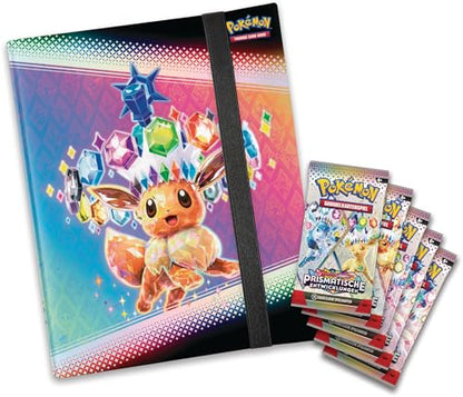 Pokemon Dosar colectie Evolutii Prismatice + 5 boostere