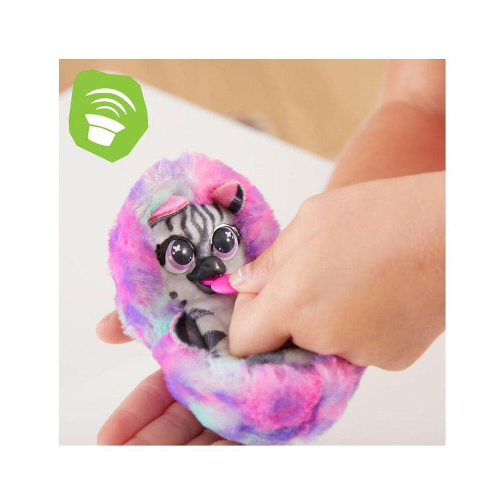 Jucărie din pluș furReal Rollies, animal surpriză cu sunete, accesoriu surpriză, 9 animale de colecție, recomandat de la 4 ani