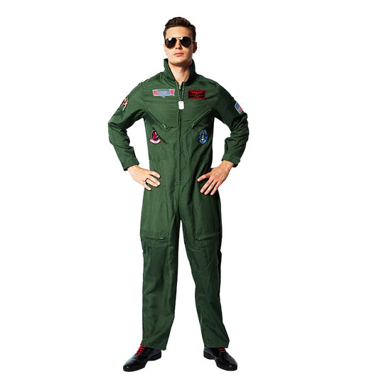 EraSpooky Costum pilot carnaval, adulți