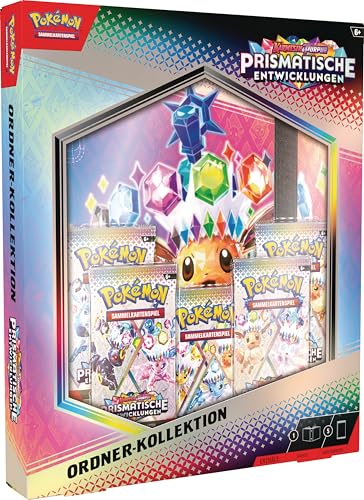 Pokemon Dosar colectie Evolutii Prismatice + 5 boostere