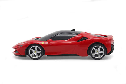 JAMARA Mașinuță RC Ferrari SF90 Stradale 1:24, 2.4GHz, roșu