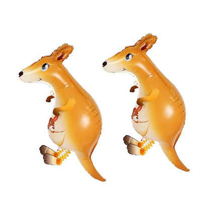 TOYANDONA Baloane folie cangur animale, 2 buc