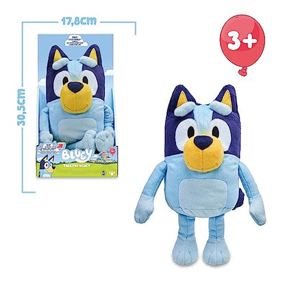 Bluey Jucarie de plus interactiva cu sunete, 25 cm, 3+ ani