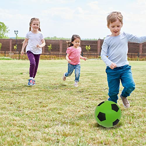 Minge fotbal din spumă alldoro 63104, 20 cm, 153 g, Verde pentru copii de la 18 lun