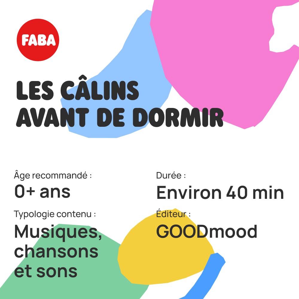 FABA FFF30005 Figurină sonoră Les Câlins înainte de somn