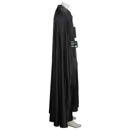 Costum de Darth Vader pentru bărbați, set complet cu capa deluxe, costum de Halloween, outfit cosplay (M)