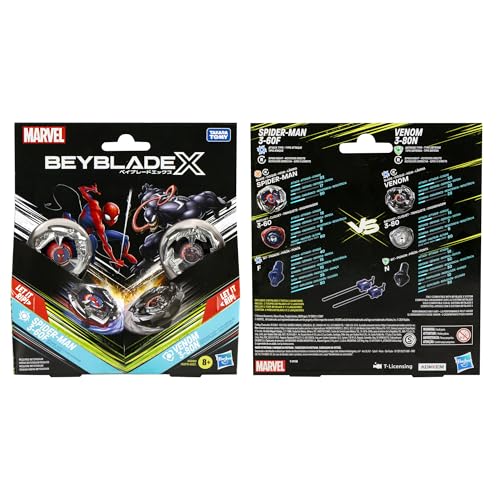 Hasbro Beyblade X Marvel Spider-Man vs Venom Multipack