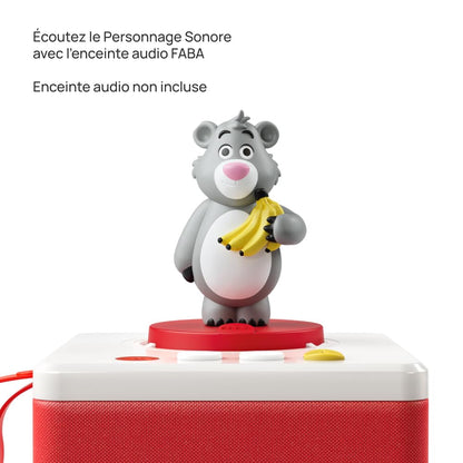 FABA Figurină sonoră Cartea Junglei și o altă poveste, 4+ ani (versiune franceză)