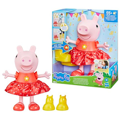 Păpușa Peppa Pig - Petrecerea bălților lui Peppa - Varianta în engleză