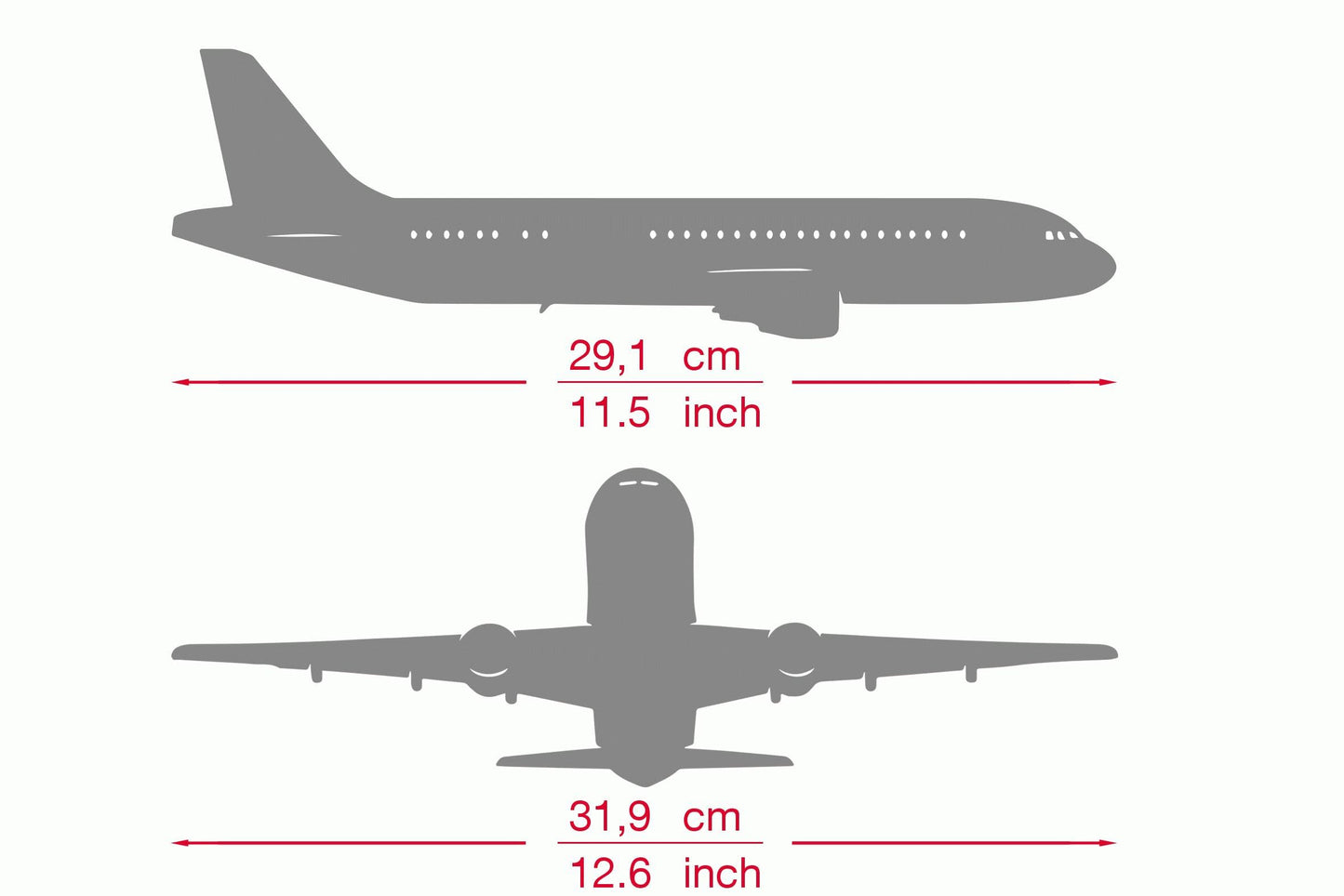 Avion de model Snap-Fit Emirates Airbus A380 - Culori noi 2023 - A6-EOE, Miniatură 1:250, Sammlare, Model cu suport, Plastic, Alb