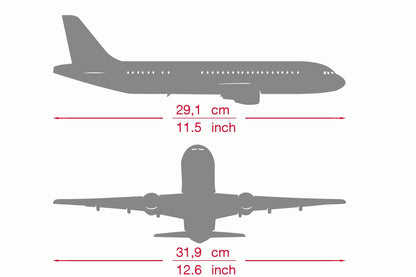 Avion de model Snap-Fit Emirates Airbus A380 - Culori noi 2023 - A6-EOE, Miniatură 1:250, Sammlare, Model cu suport, Plastic, Alb