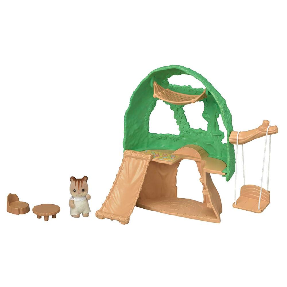 Familia Sylvanian 5318 Aventuri cu Bebeluși în Copac - Set de Joacă cu Casă de Păpuși