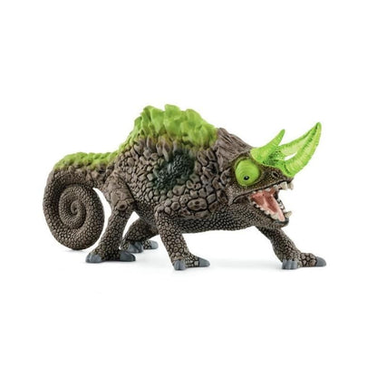 SCHLEICH ELDRADOR Creatures | Schleich Battlecave Stone Chameleon | Caves de Bătălie stivuite în Arenă | Jucărie pentru 7 ani+ | 34 piese