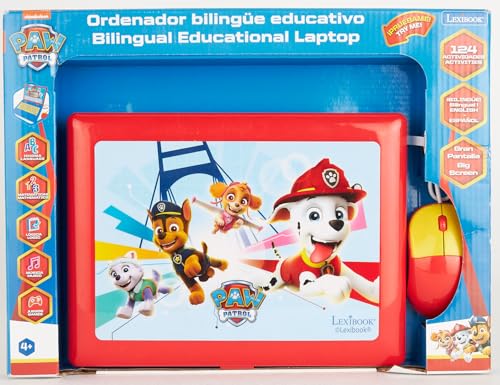 Lexibook Laptop Bilingv Paw Patrol, 124 activitati