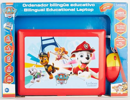 Lexibook Laptop Bilingv Paw Patrol, 124 activitati