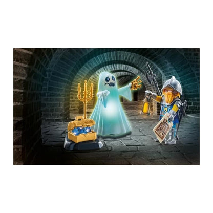 PLAYMOBIL | Novelmore | Fantomă de castel și cavaler | Jucărie pentru copii de la 4 ani | 71797
