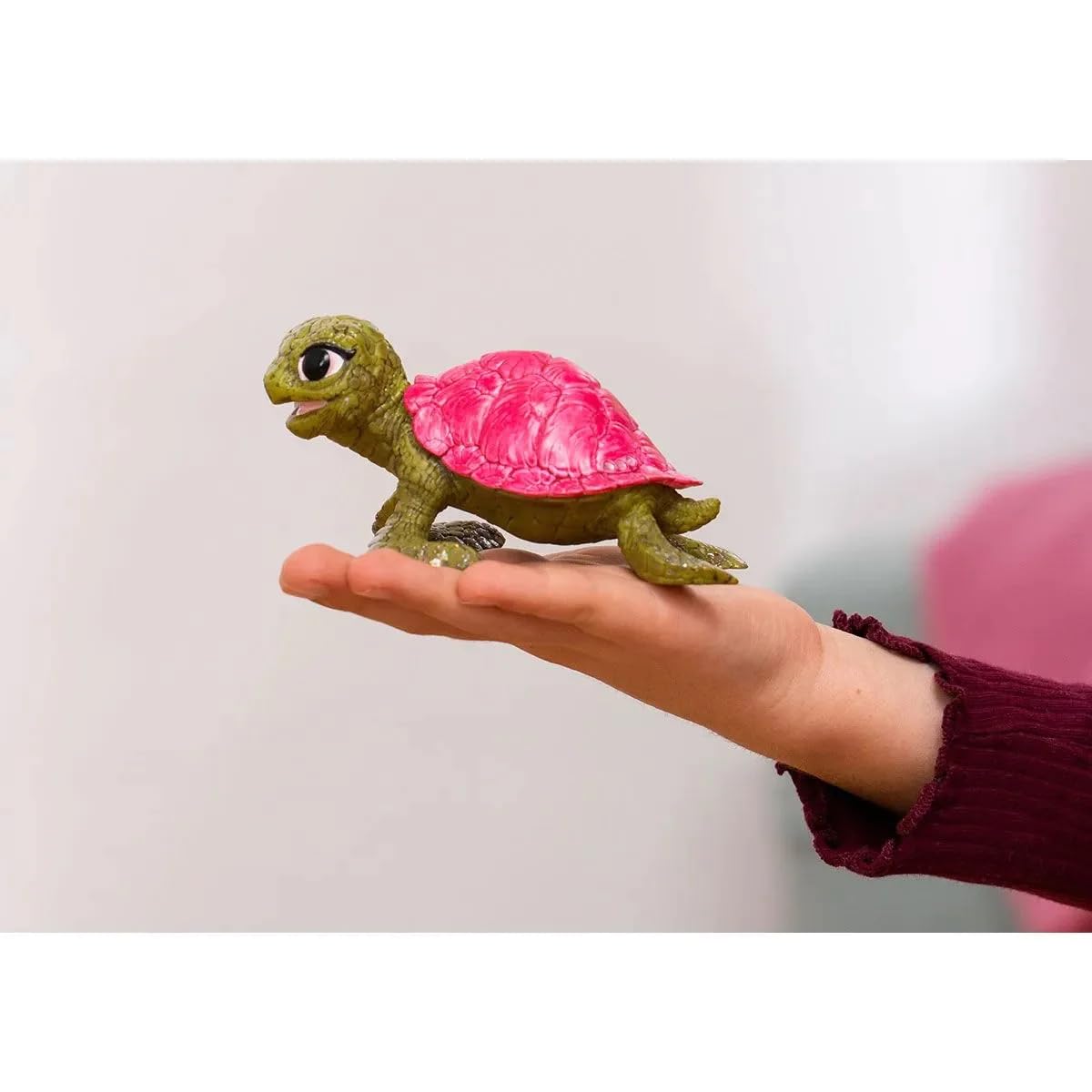 Schleich BAYALA 70759 Figurina de jucărie Țestoasă Roz Safir - Creatură marină pentru copii de la 5 ani, 2.1 inch