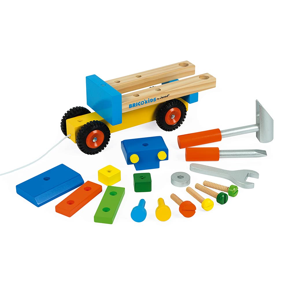 Janod J05022 Camion DIY Lemn 2-în-1, 2+ ani