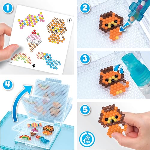Aquabeads 31602 Set Mărgele Stea Animale, 4+ ani