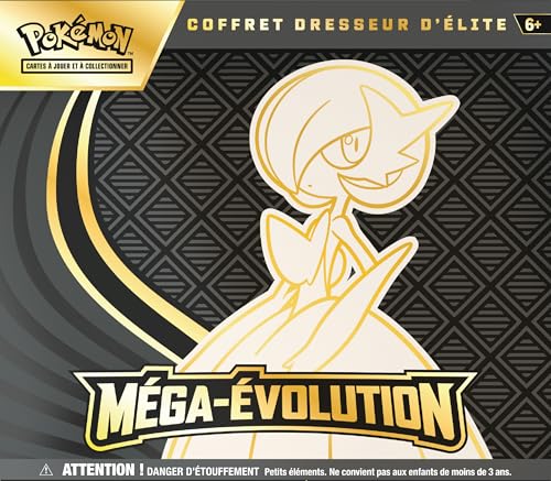 Pokémon: Mega Evolution Elite Trainer Box – Gardevoir (1 carte promo ilustrată, 9 pachete booster și accesorii premium)