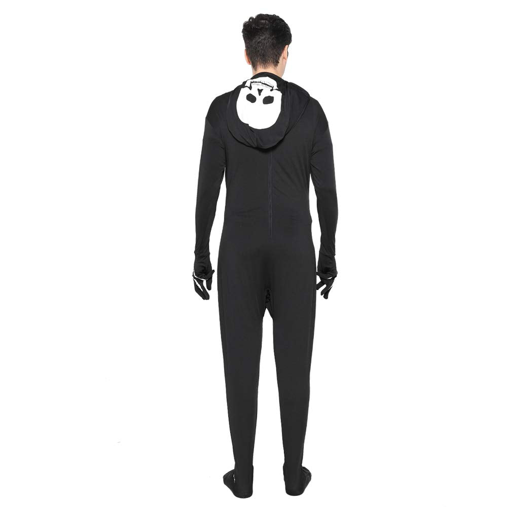 EraSpooky Halloween Body cu Schelet Luminos pentru Bărbați Costum Carnaval Fasching