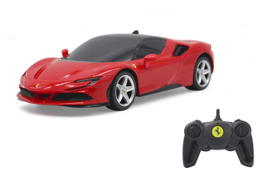 JAMARA Mașinuță RC Ferrari SF90 Stradale 1:24, 2.4GHz, roșu