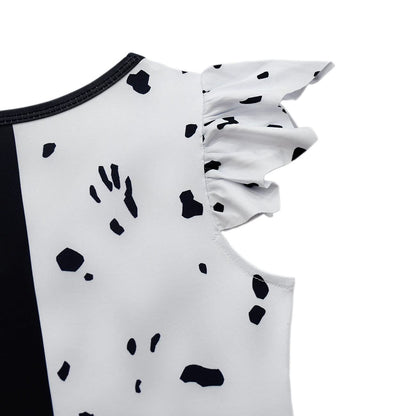 Lito Angels Rochie Cruella Deville cu Perucă, 150 cm