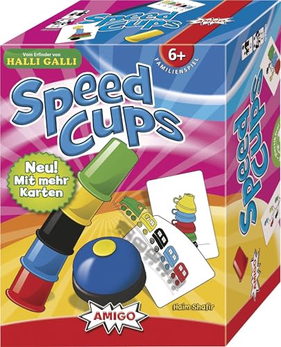 AMIGO 03780 Speed Cups Joc de îndemânare, 6+ ani