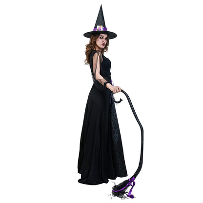 SEA HARE Costum vrăjitoare Halloween, pălărie și rochie
