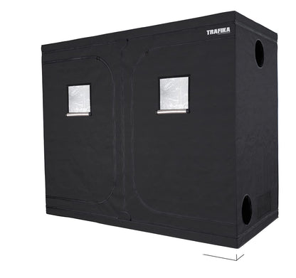 TRAFFIKA Cort de Cultivare Interior 240x120x200cm / Cort de Creștere / Cutie de Creștere / Cort de Cultivare Indoor / Cort Grow Hidroponic / Reflectivitate Mylar Premium 97%