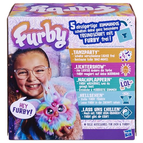 Furby interactiv jucărie din pluș (mix de culori) - versiune germană