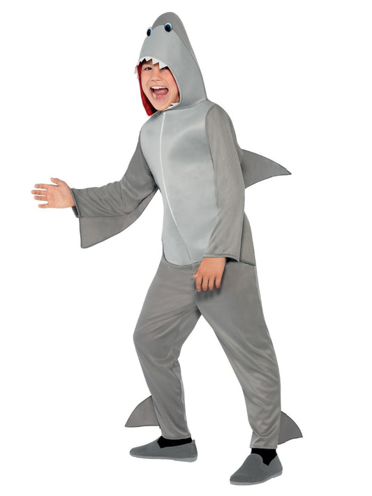 Smiffys Costum Rechin cu glugă, gri, 7-9 ani