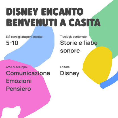 FABA Disney Vinyl Encanto, povești sonore, 5-10 ani (italiană)