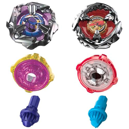 Beyblade X Beat Tyranno 4-70Q & Knife Shinobi 4-80HN Dual