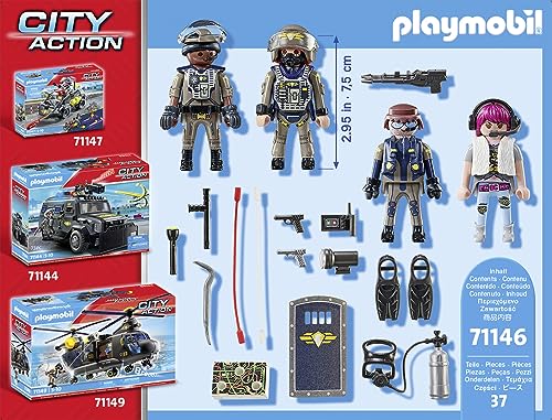 PLAYMOBIL City Action 71146 Forțele Speciale - Set de Figurine