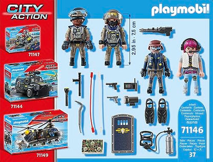 PLAYMOBIL City Action 71146 Forțele Speciale - Set de Figurine