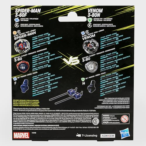 Hasbro Beyblade X Marvel Spider-Man vs Venom Multipack