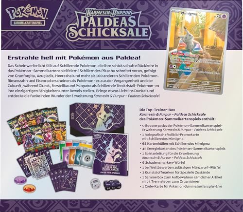 Pokémon Top-Trainer Destinul Paldea, 9 boostere + promo