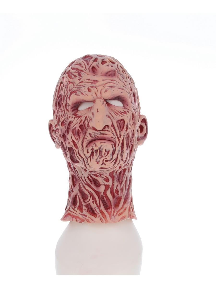 Smiffys A Nightmare On Elm Street Masca Freddy Krueger din Latex cu Cap Integral pentru Halloween