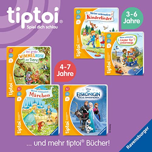 Ravensburger tiptoi Starter-Set Plus 00159: Stilou și cartea „Cele mai frumoase cântece pentru copii” - Plus stație de încărcare [Exclusiv pe Amazon]