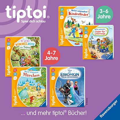 Ravensburger tiptoi Starter-Set Plus 00159: Stilou și cartea „Cele mai frumoase cântece pentru copii” - Plus stație de încărcare [Exclusiv pe Amazon]