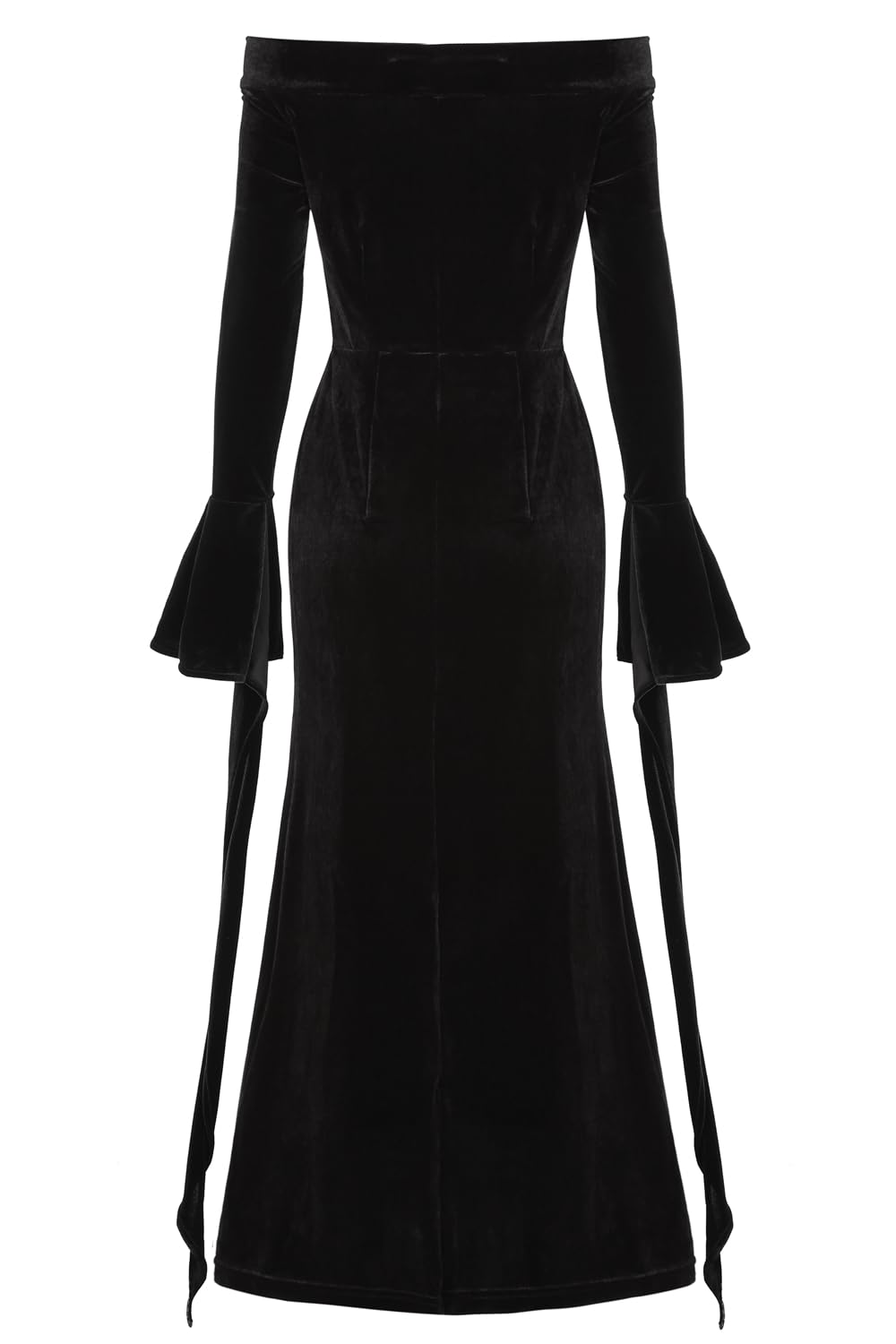 Velmawig Costum Morticia Addams, rochie gotica