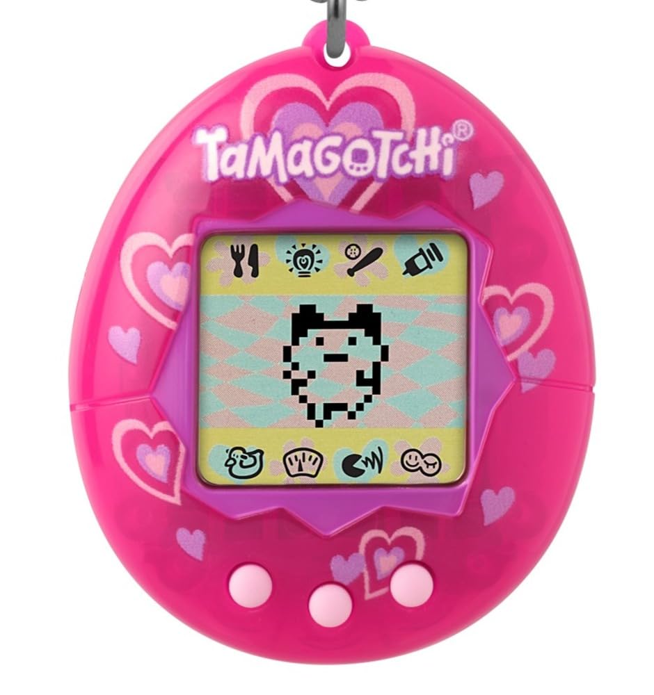Bandai - Tamagotchi Original - Multă Dragoste - Animal virtual electronic cu ecran color, jocuri - Animal de companie interactiv - Jucărie pentru copii de la 8 ani - 42975