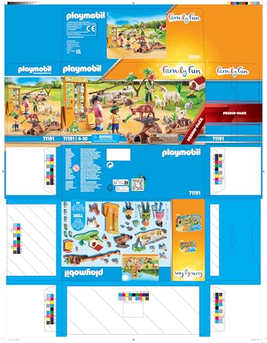 Playmobil Family Fun 71191 - Animalele de la Zoo