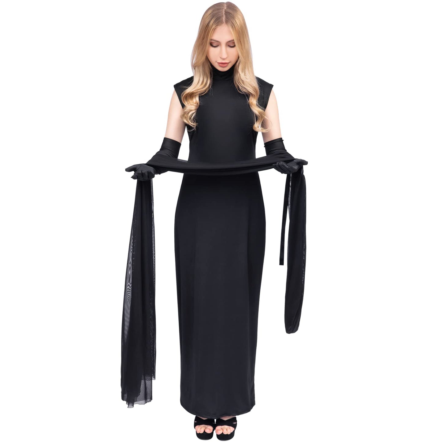 Myir Jun Costum Halloween fantomă mireasă, adulți