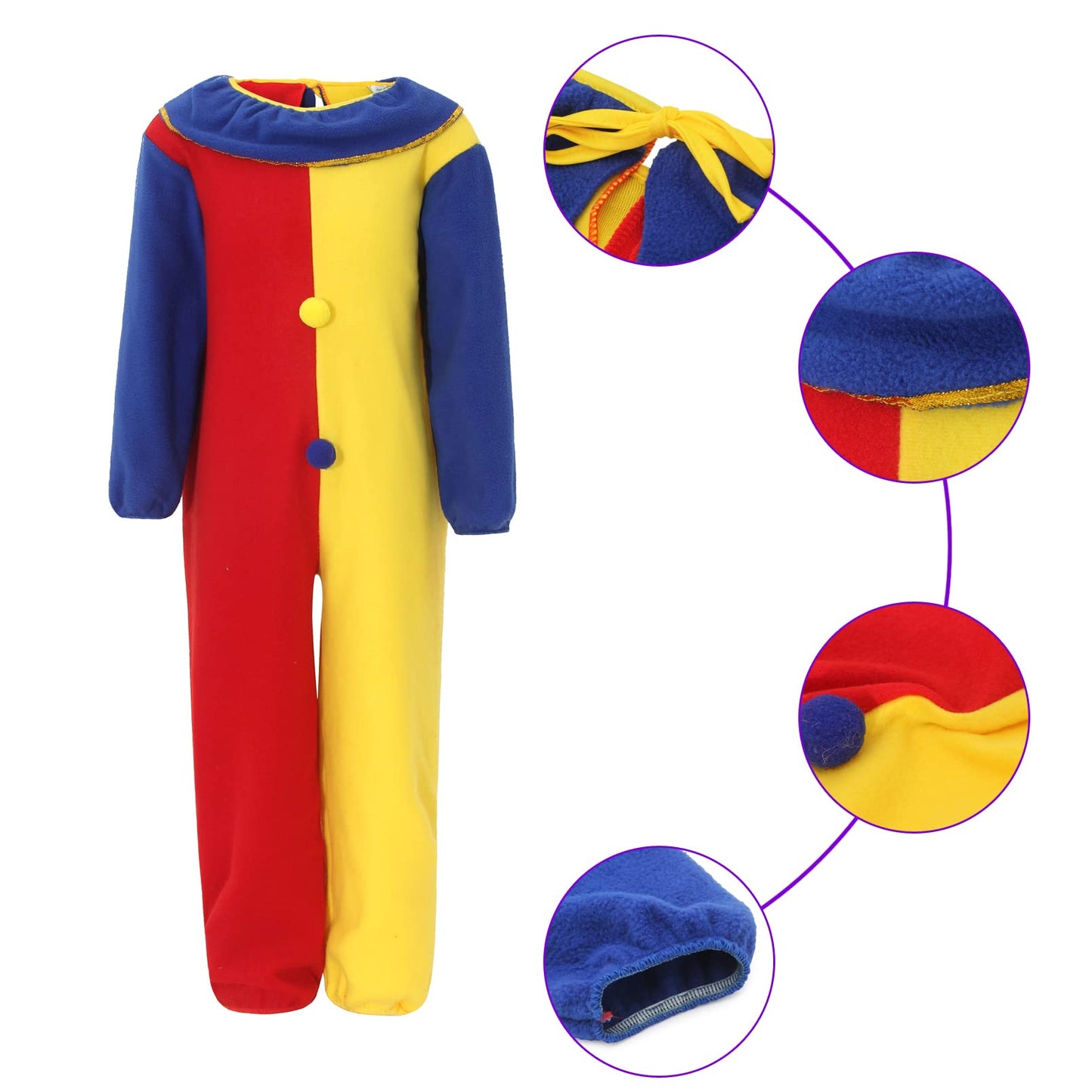 Cloudkids Costum Clovn copii, 3-6 ani